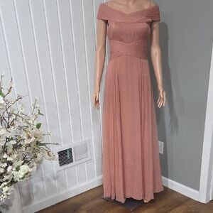 Asos Design Off-Shoulder Pink Dress